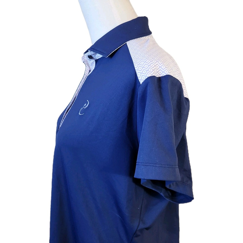 Fairway & Greene Golf Performance Polo Womens XL Blue Tennis Pickleball Shirt - Picture 7 of 16
